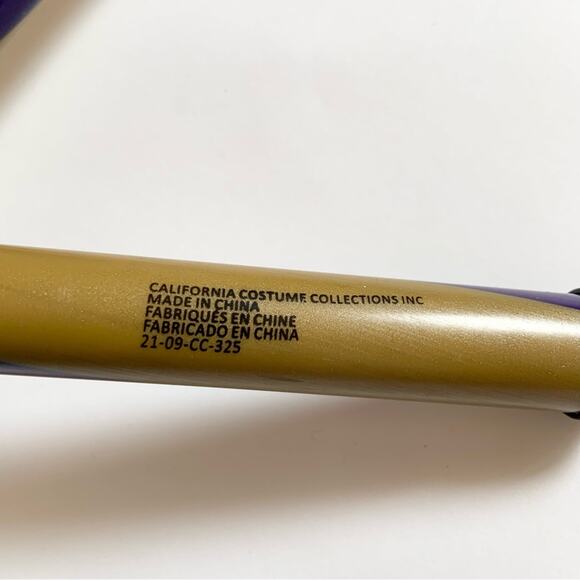 California Costumes Gold and Purple Creepy Halloween Jester Cane NEW Scary - Picture 7 of 8